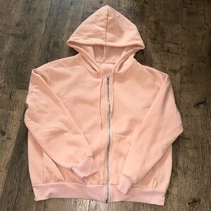 Pink zip up